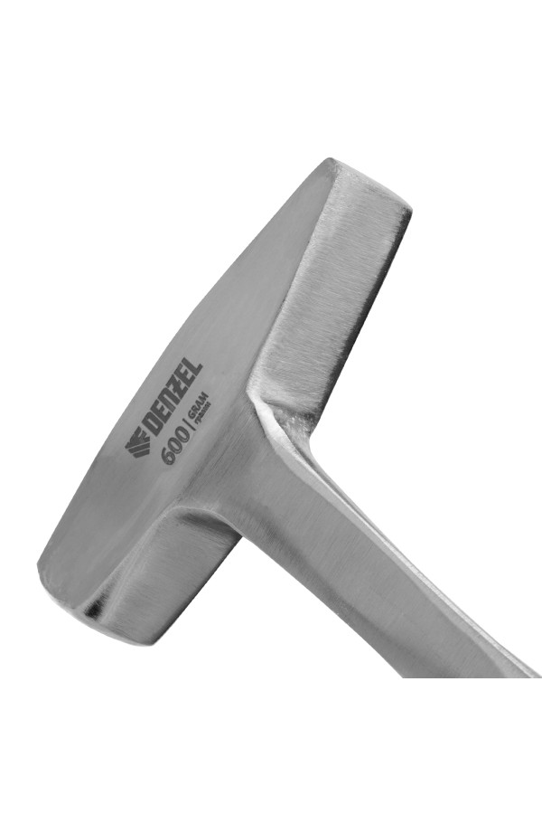 Молоток слесарный 600 г, цельнометаллический, двухкомпонентная рукоятка Denzel