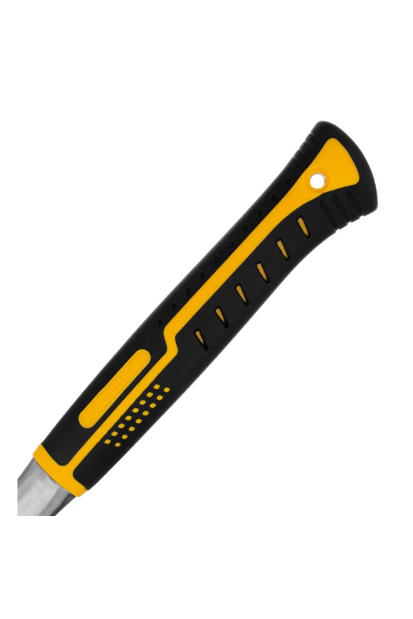 Молоток слесарный 800 г, цельнометаллический, двухкомпонентная рукоятка Denzel