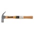 Молоток-гвоздодер, 225 г, боек 22 мм, деревянная рукоятка Sparta