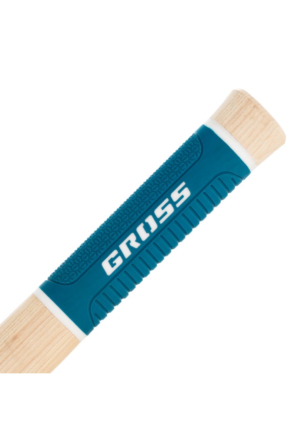 Молоток-гвоздодер, 450 г, угол 45, магнит, обрезиненная рукоятка American hickory GROSS