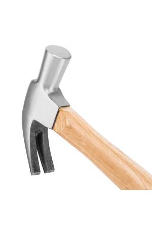 Молоток-гвоздодер, 560 г, боек 29 мм, деревянная рукоятка Sparta