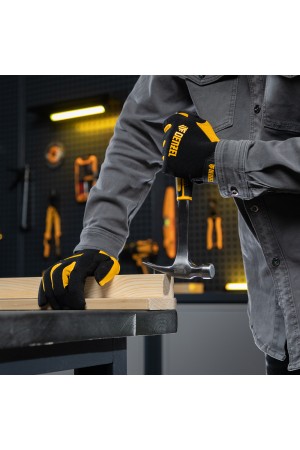 Молоток-гвоздодер 350 г, цельнометаллический, двухкомпонентная рукоятка Denzel