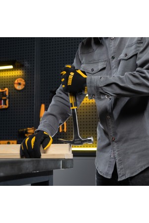 Молоток-гвоздодер 450 г, цельнометаллический, двухкомпонентная рукоятка Denzel