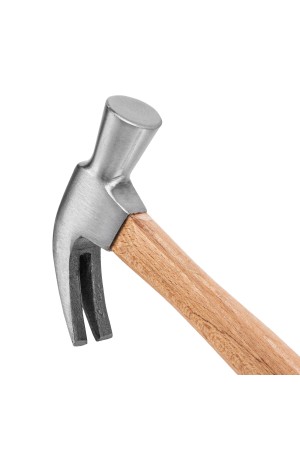 Молоток-гвоздодер, 650 г, боек 32 мм, деревянная рукоятка Sparta