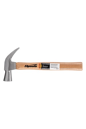 Молоток-гвоздодер, 650 г, боек 32 мм, деревянная рукоятка Sparta