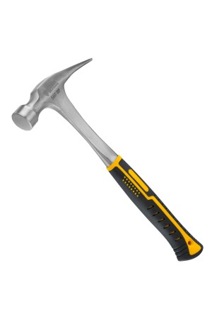Молоток-гвоздодер 560 г, цельнометаллический, двухкомпонентная рукоятка Denzel