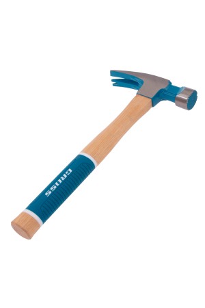Молоток-гвоздодер, 680 г, угол 75, магнит, обрезиненная рукоятка AMERICAN HICKORY // GROSS