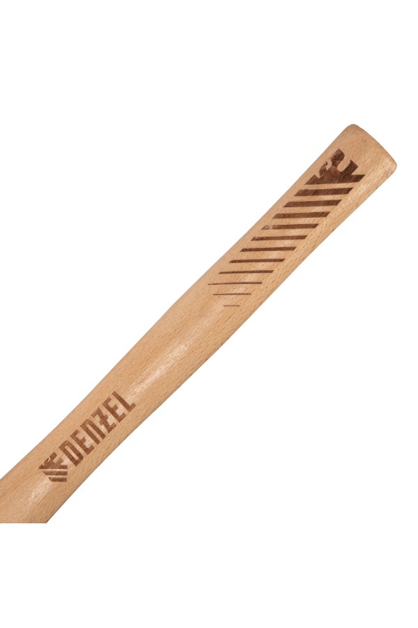 Молоток слесарный, 600 г, кованый квадратный боек, буковая рукоятка Denzel