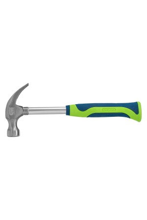 Молоток-гвоздодер, металлическая трубчатая обрезиненная рукоятка, вес 450 г, боек 27 мм Сибртех