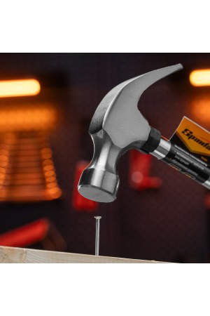 Молоток-гвоздодер, 450 г, боек 27 мм, металлическая трубчатая обрезиненная рукоятка Sparta