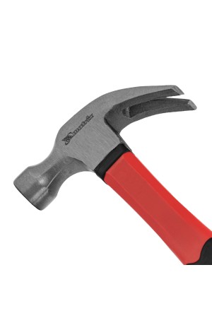 Молоток-гвоздодер, 450 г, боек 27 мм, фибергласовая обрезиненная рукоятка Matrix