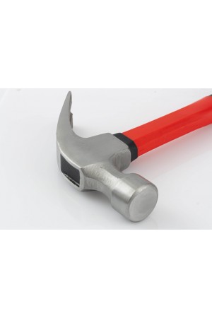 Молоток-гвоздодер, 560 г, боек 32 мм, фибергласовая обрезиненная рукоятка Matrix