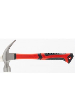 Молоток-гвоздодер, 700 г, боек 34 мм, фибергласовая обрезиненная рукоятка Matrix