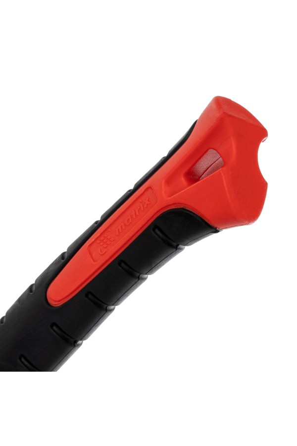 Молоток-гвоздодер optimal, 450 г, фибергласовая обрезиненная рукоятка Matrix