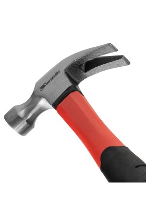Молоток-гвоздодер optimal, 450 г, фибергласовая обрезиненная рукоятка Matrix