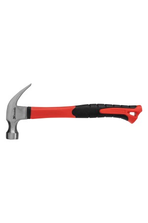 Молоток-гвоздодер optimal, 450 г, фибергласовая обрезиненная рукоятка Matrix