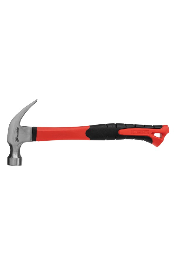 Молоток-гвоздодер optimal, 450 г, фибергласовая обрезиненная рукоятка Matrix