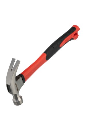 Молоток-гвоздодер optimal, 450 г, фибергласовая обрезиненная рукоятка Matrix