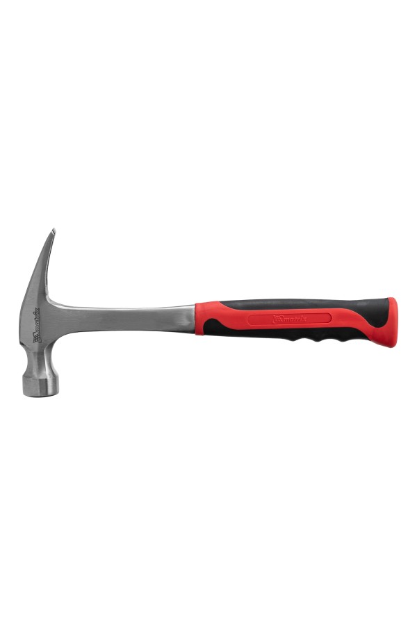 Молоток-гвоздодер, 570 г, цельнометаллический, двухкомпонентная рукоятка Matrix