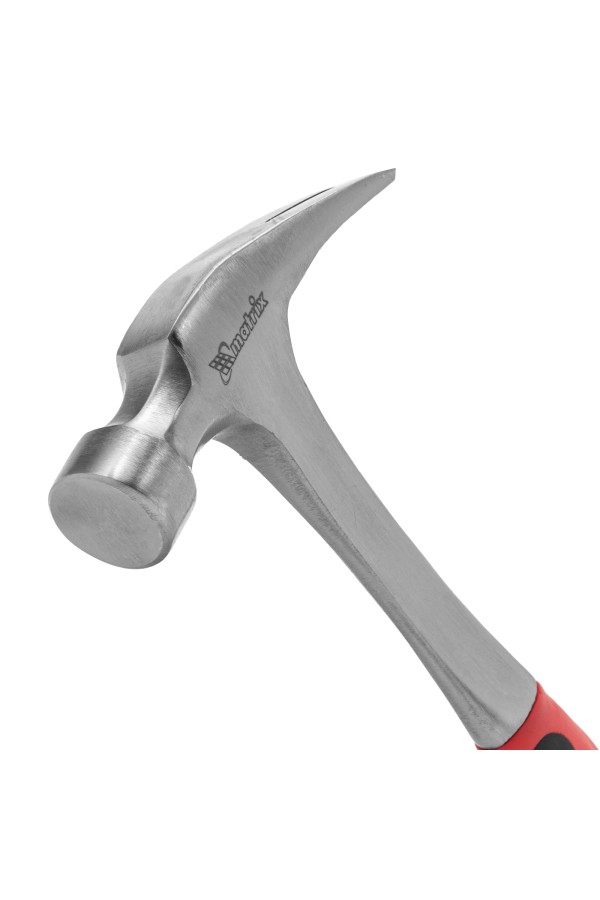 Молоток-гвоздодер, 570 г, цельнометаллический, двухкомпонентная рукоятка Matrix