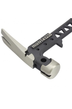 Молоток строительный, 450 г, цельнокованый, боек с магнитом, двухкомпонентная обрезиненная рукоятка Matrix Pro