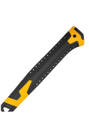 Молоток строительный 450 г, цельнокованый,боек с магнитом, двухкомп. обрезин. рук-ка Denzel