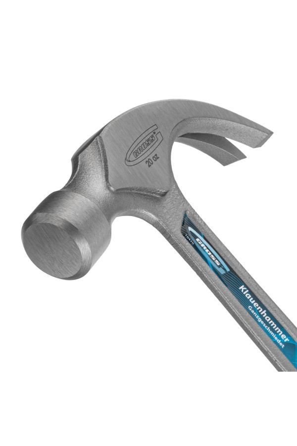 Молоток-гвоздодер, 570 г, цельнокованый, трехкомпонентная рукоятка Gross
