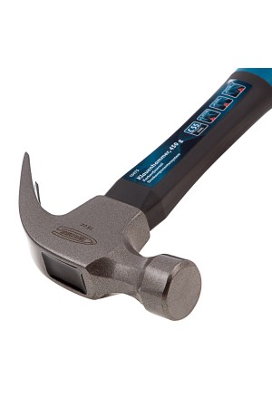 Молоток-гвоздодер, 450 г, фибергласовая трехкомпонентная рукоятка Gross