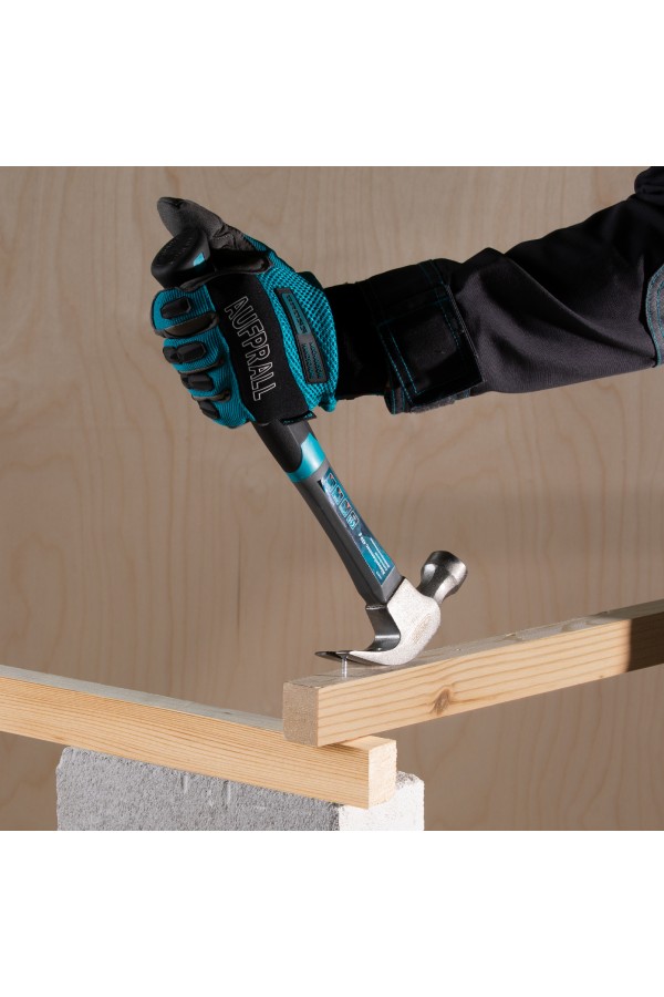 Молоток-гвоздодер, 450 г, фибергласовая трехкомпонентная рукоятка Gross