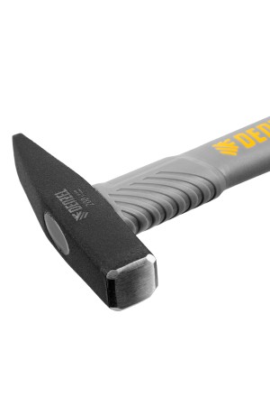 Молоток слесарный, 200 г, кованый, фибергласовая рукоятка c TPR покрытием Denzel