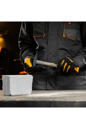 Молоток слесарный, 200 г, кованый, фибергласовая рукоятка c TPR покрытием Denzel