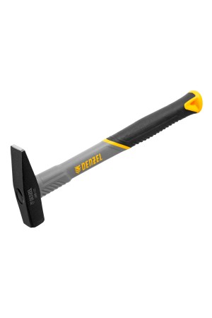Молоток слесарный, 200 г, кованый, фибергласовая рукоятка c TPR покрытием Denzel
