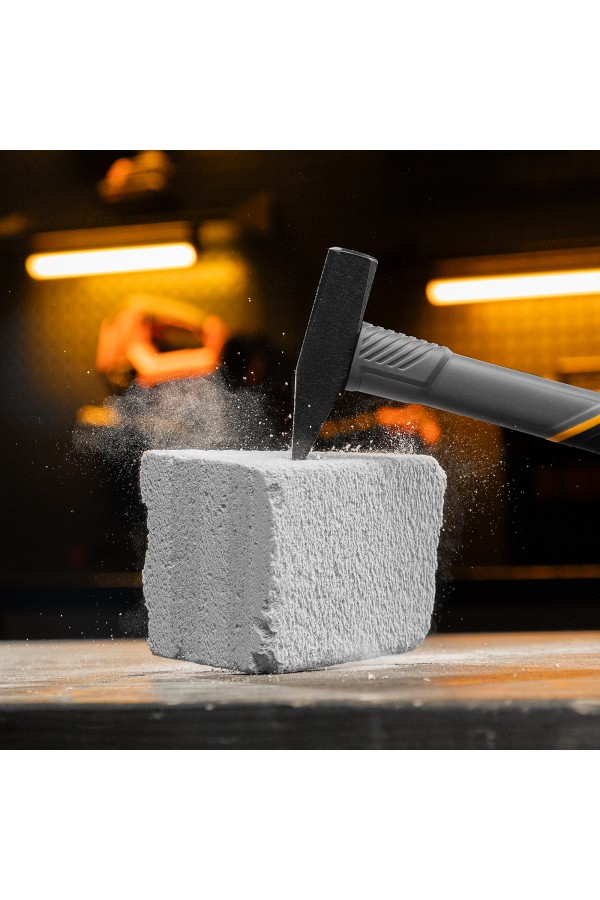 Молоток слесарный, 300 г, кованый, фибергласовая рукоятка c TPR покрытием Denzel