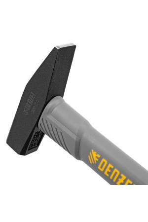 Молоток слесарный, 300 г, кованый, фибергласовая рукоятка c TPR покрытием Denzel