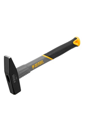 Молоток слесарный, 400 г, кованый, фибергласовая рукоятка c TPR покрытием Denzel