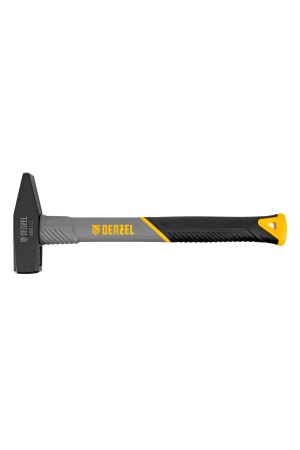 Молоток слесарный, 600 г, кованый, фибергласовая рукоятка c TPR покрытием Denzel