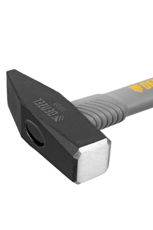 Молоток слесарный, 1000 г, кованый, фибергласовая рукоятка c TPR покрытием Denzel