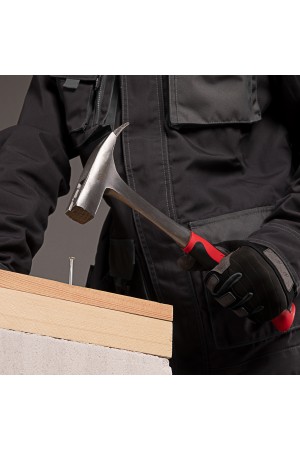 Молоток кровельщика, 600 г, цельнометаллический, двухкомпонентная рукоятка Matrix