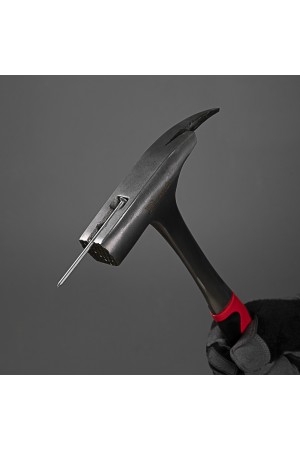 Молоток кровельщика, 600 г, цельнометаллический, двухкомпонентная рукоятка Matrix