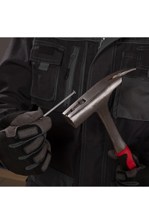 Молоток кровельщика, 600 г, цельнометаллический, двухкомпонентная рукоятка Matrix