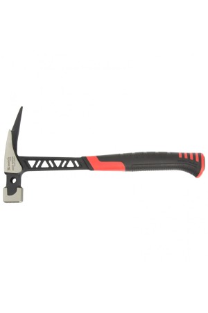 Молоток кровельщика, 600 г, цельнокованый, боек с магнитом, двухкомпонентная обрезиненная рукоятка Matrix Pro