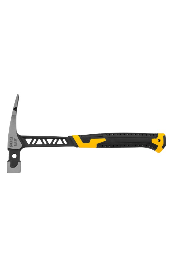 Молоток каменщика 680 г, цельнокованый, двухкомпонентная обрезиненная рукоятка Denzel