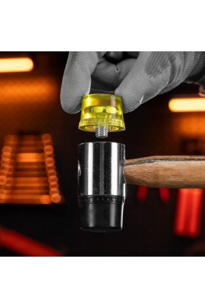 Молоток рихтовочный, бойки 35 мм, комбинированная головка, деревянная ручка Sparta