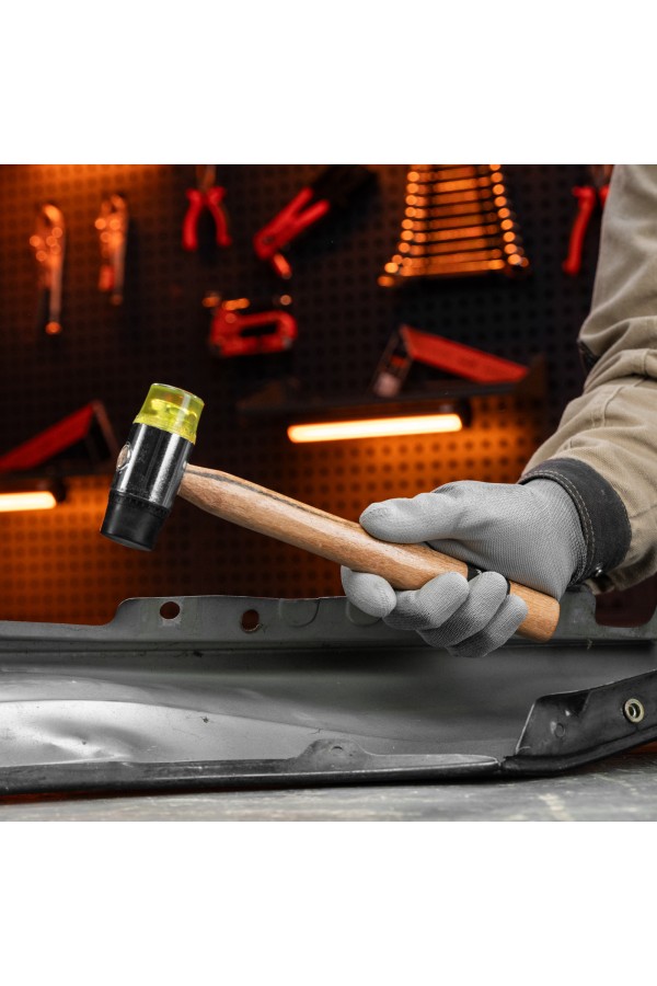 Молоток рихтовочный, бойки 35 мм, комбинированная головка, деревянная ручка Sparta