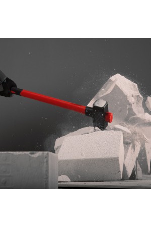 Кувалда, 3000 г, фибергласовая обрезиненная рукоятка Matrix