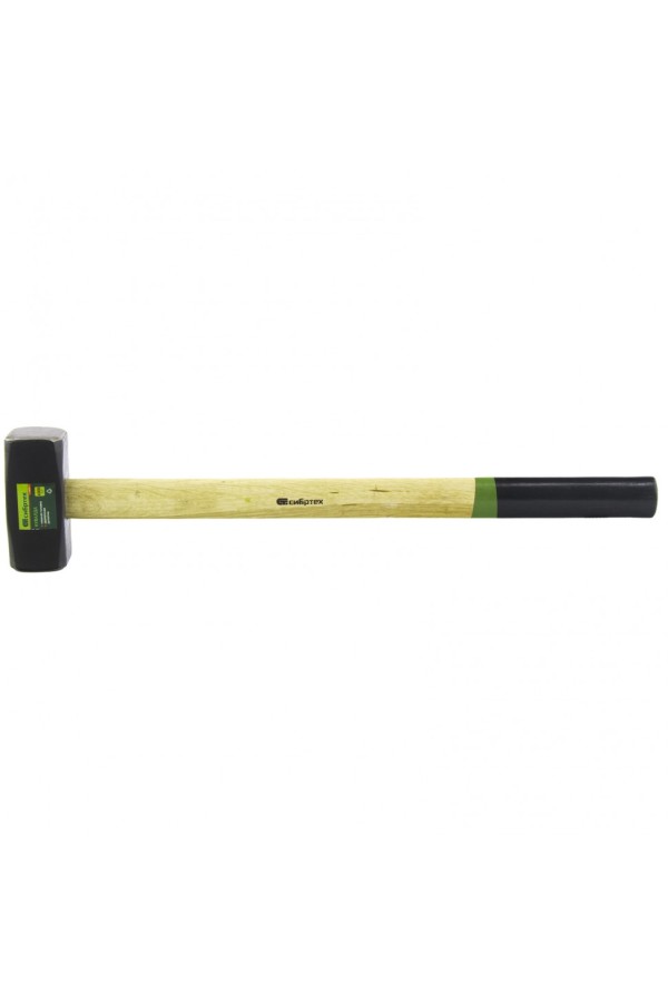 Кувалда, 4000 г, кованая головка, деревянная рукоятка Сибртех