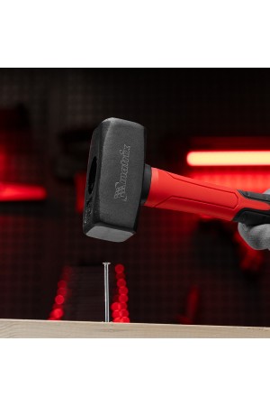 Кувалда optimal, 1000 г, фибергласовая обрезиненная рукоятка Matrix