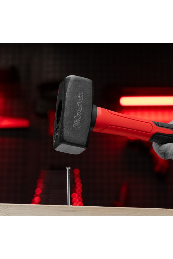 Кувалда optimal, 1000 г, фибергласовая обрезиненная рукоятка Matrix