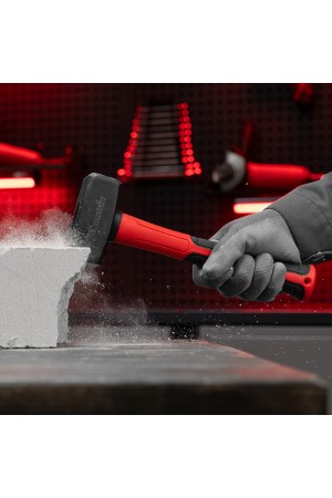 Кувалда optimal, 1000 г, фибергласовая обрезиненная рукоятка Matrix