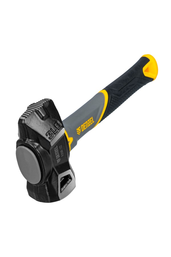 Кувалда с клиновидным бойком 1,35 кг, фибергласовая рукоятка c TPR Denzel